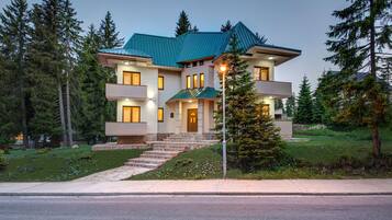 Front of property – evening/night