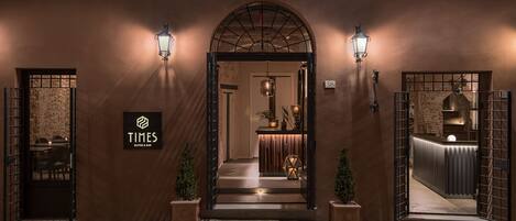 Majoituspaikan julkisivu