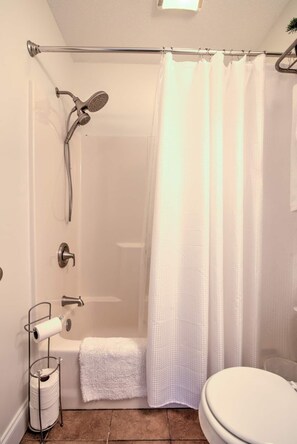 Hair dryer, towels