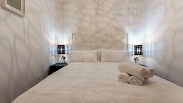 1 bedroom, iron/ironing board, travel crib, free WiFi