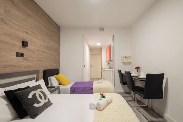 1 bedroom, iron/ironing board, travel crib, free WiFi