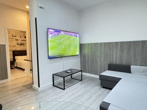 1 makuuhuone, silitysrauta/-lauta, ilmainen Wi-Fi, vuodevaatteet