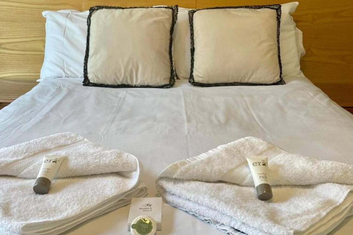 1 bedroom, desk, blackout curtains, iron/ironing board