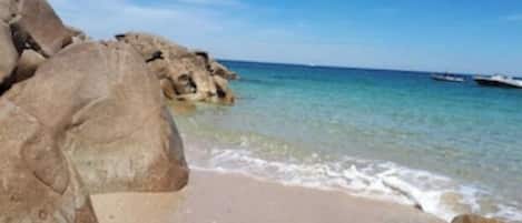 Vlak bij het strand