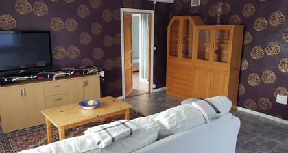 Vacation apartment directly on the Klarälven 50 m and 10 km from the Branäs ski area