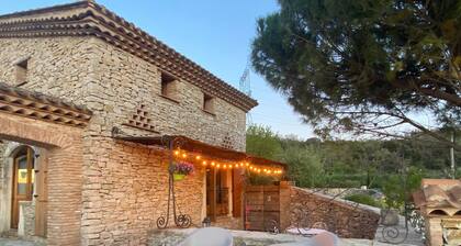 Charming stone house 8 persons with swimming pool Larnas Ardèche Provençale