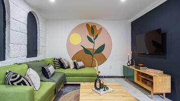 TV, ping pong, offices