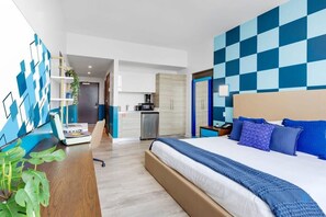 Desk, iron/ironing board, travel crib, WiFi