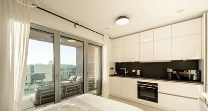 Cozy Studio Near Cloche d'Or with Balcony & Wi-Fi