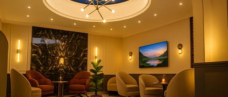 Coin salon dans le hall