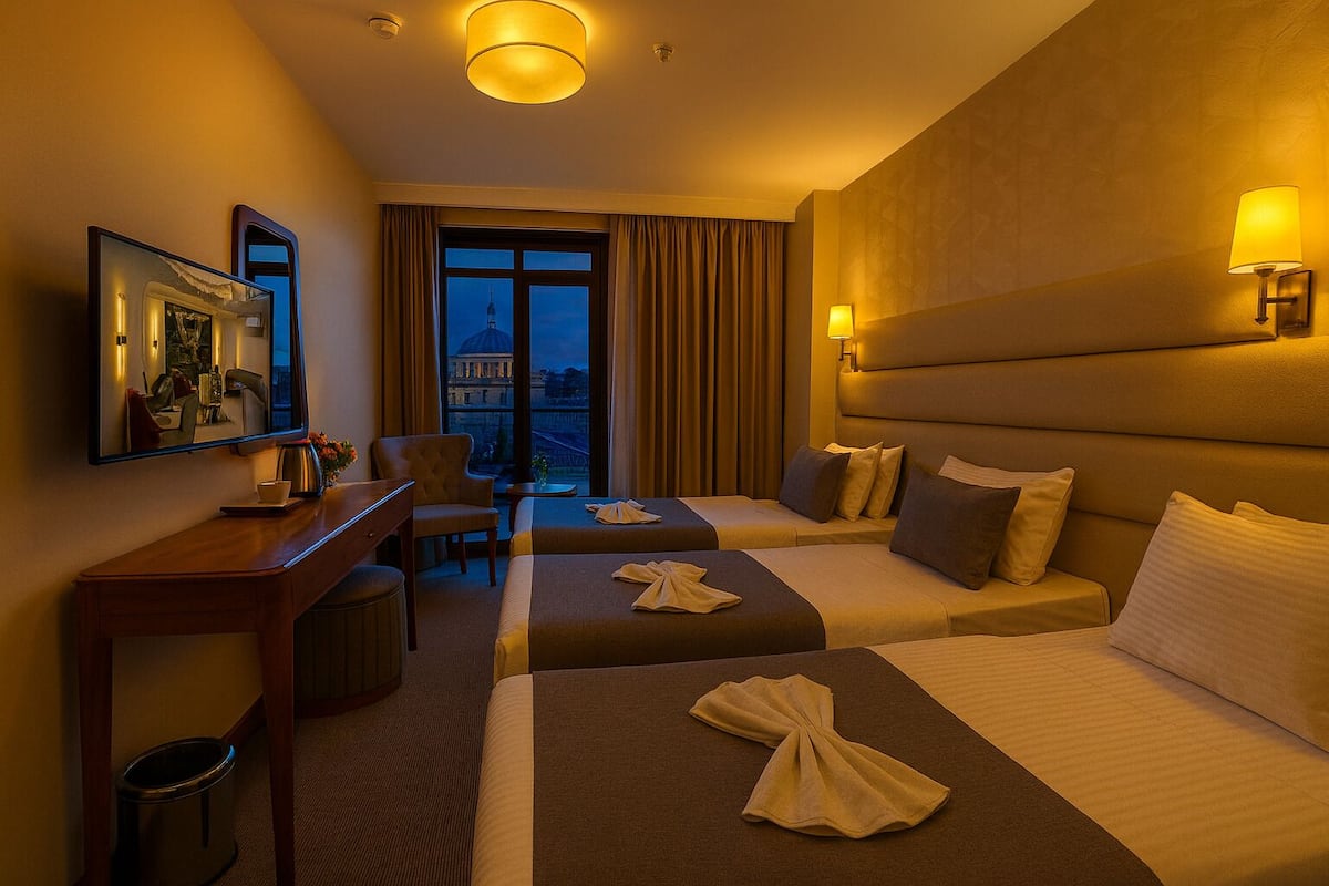 Triple Room with Balcony City View | Exterior