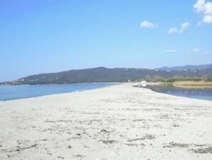 On the beach