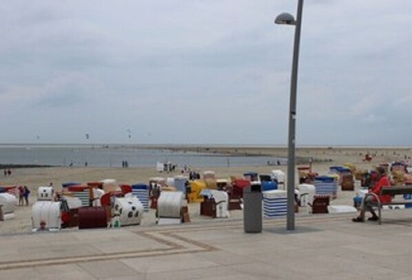 Vlak bij het strand