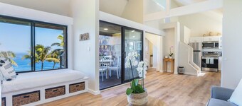 Sealodge J8: Cozy Oceanfront Condo Newly Remodeled, 5 Min Drive to Hanalei Bay