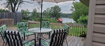 Escape the city to this quiet home along the beautiful Ottawa River