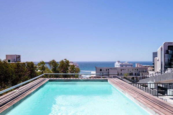 Enjoy breathtaking ocean and city views from our rooftop pool.