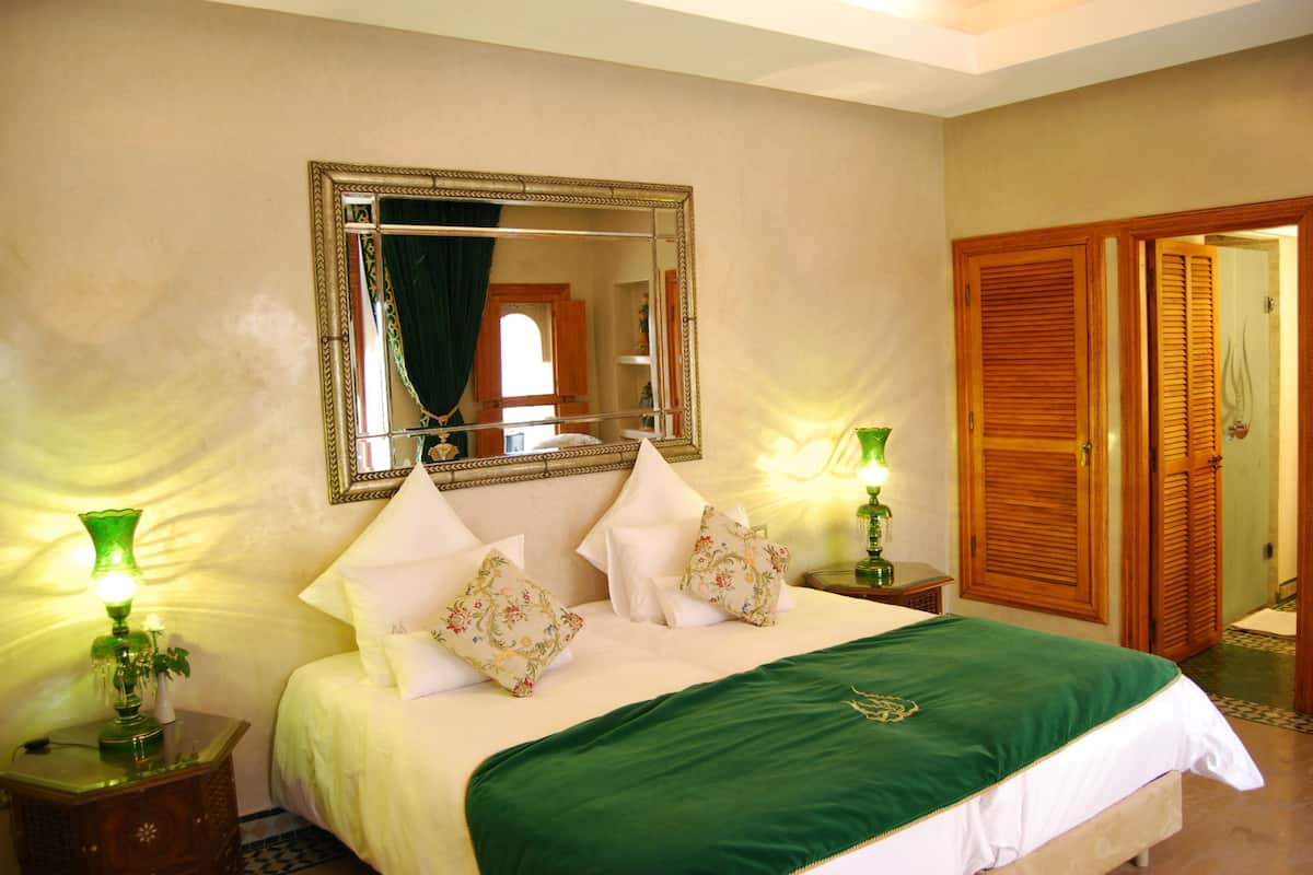 Deluxe-Doppelzimmer | 1 Schlafzimmer, Bettwäsche aus ägyptischer Baumwolle
