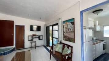 Romantic House | Living area | 32-inch Smart TV with cable channels, TV