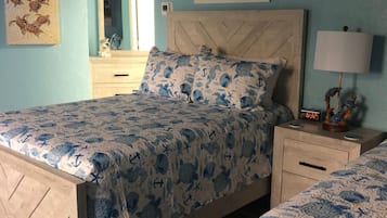 Iron/ironing board, free WiFi, bed sheets