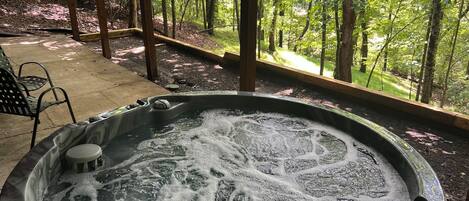 Idromassaggio all'aperto