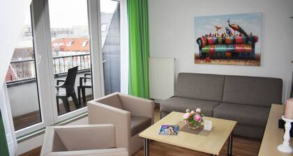 Posthus Apartment 302 with balcony, close to the beach and central