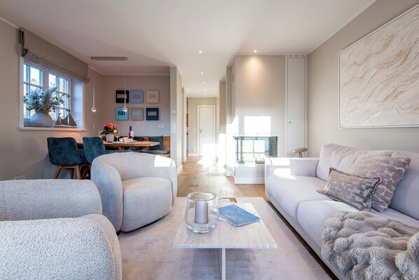 TV, fireplace, DVD player