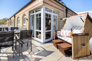 Outdoor dining - Exklusiv. Sauna. Wellness. Residenz Bismarck, Whg. 9 Objekt-id: Hrb/09 (Westerland)