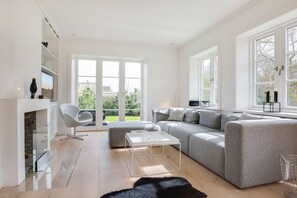 TV, fireplace, DVD player