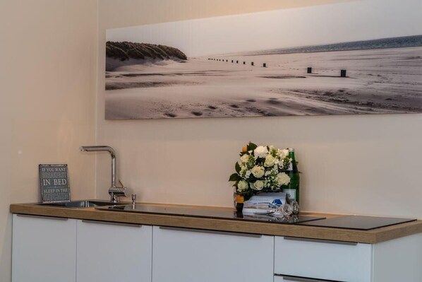 Kühlschrank, Herdplatte, Geschirrspüler