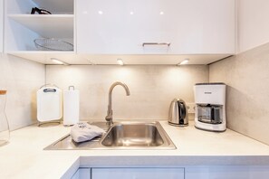 Fridge, microwave, oven, stovetop - Gemütlich. Zentral. Strandnah. Objekt-id: Hdb/24 (Westerland)