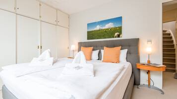 4 dormitorios, escritorio, tabla de planchar con plancha y wifi gratis