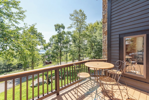 Outdoor dining - Epic Wisp Views w/ Fireplace, Game Room & Hot Tub (McHenry)