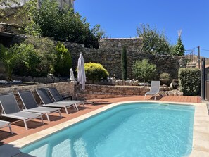 Udendørs pool, opvarmet pool