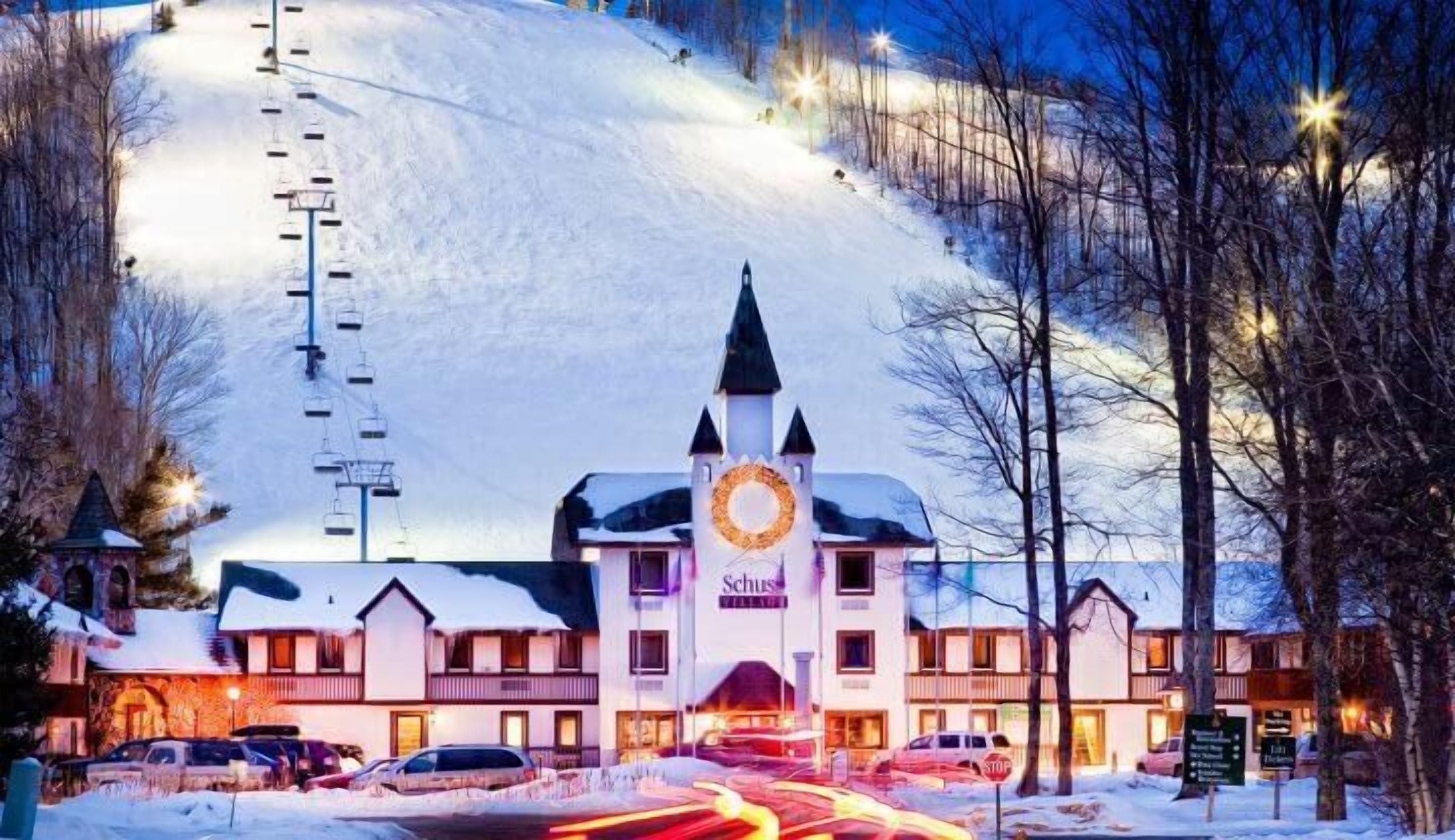 Schuss Village (free shuttle ride to skiing)