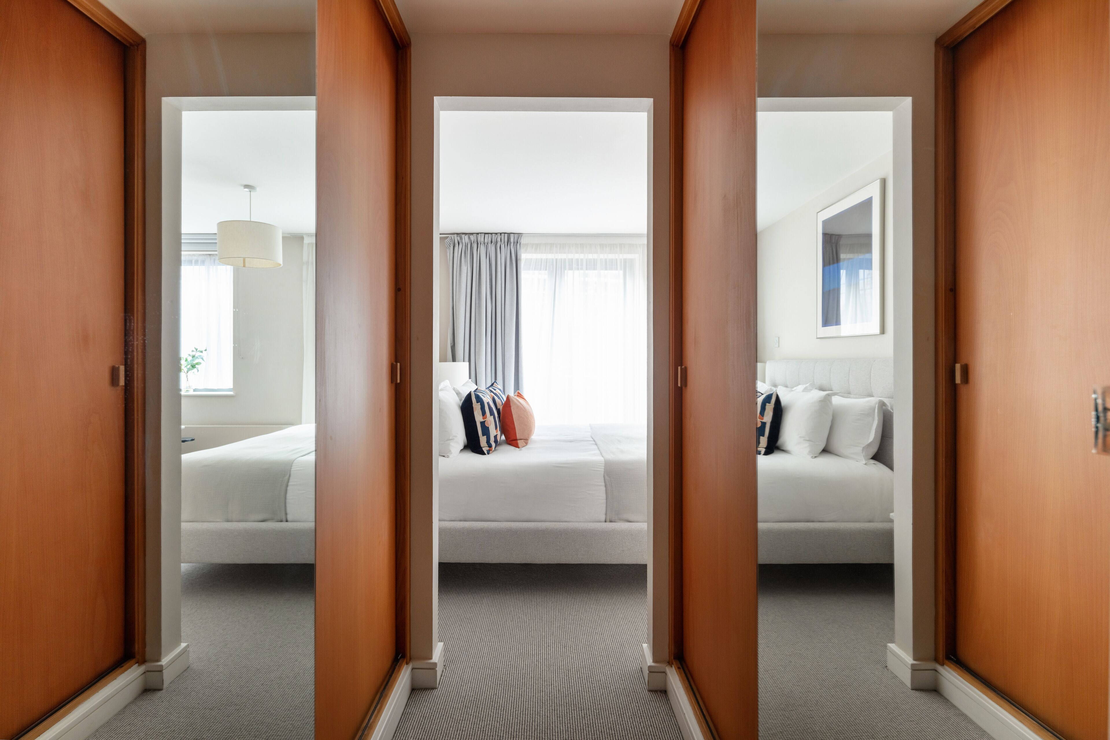 2 bedrooms, iron/ironing board, travel crib, free WiFi