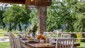 Outdoor dining