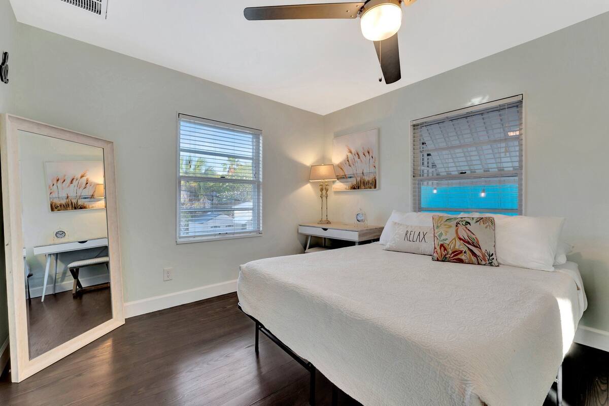 Premium bedding, memory-foam beds, iron/ironing board, free WiFi