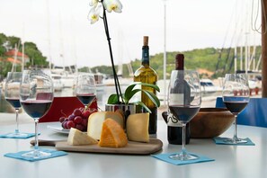 Outdoor dining - Villa del Mar - LUXURY VILLA with POOL & GARDEN (Rogac, Solta)