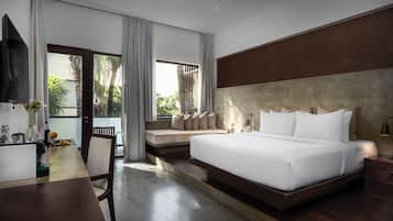 1 chambre, draps italiens Frette, literie de qualité supérieure