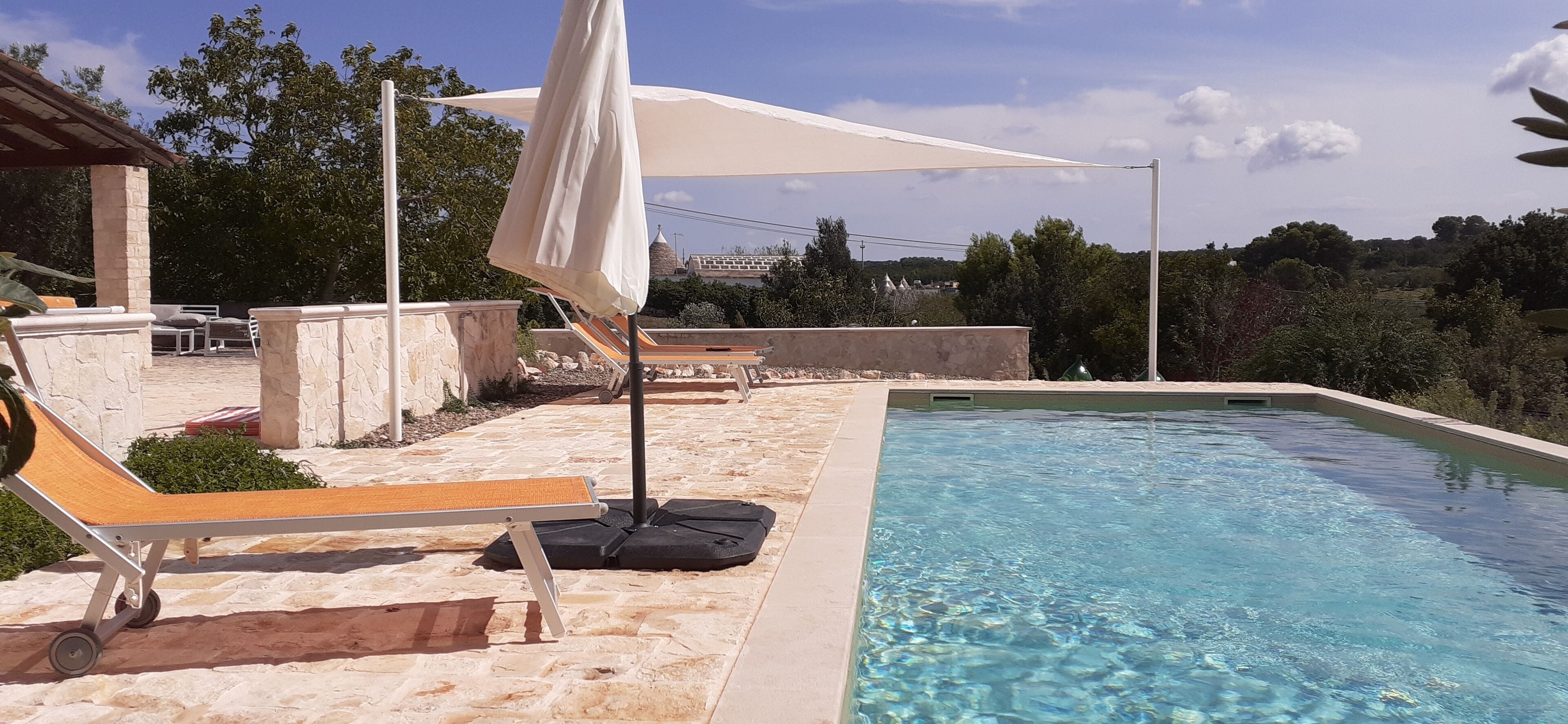 Una piscina riscaldata