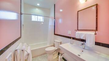 Hair dryer, towels