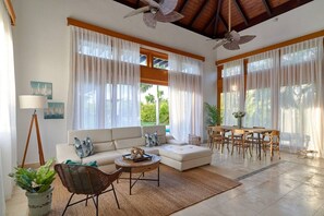 Living area - PERFECT OASIS PRIVATE POOL AND GARDEN PUNTA CANA (Punta Cana)