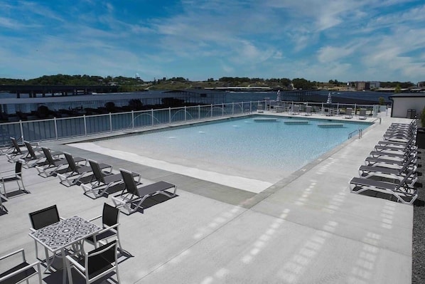 Una piscina climatizada