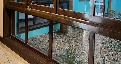Green house by the sea