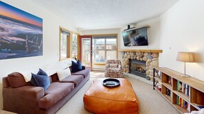 Fernseher, Kamin
