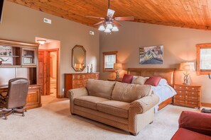 TV, fireplace, video games