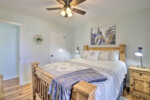 2 chambres, fer et planche à repasser, Wi-Fi gratuit, draps fournis