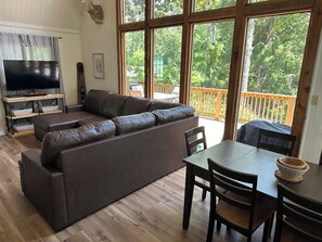 Smart TV, Netflix, DVD player, books - Lakeside cottage, water access + pet friendly  (Jasper)