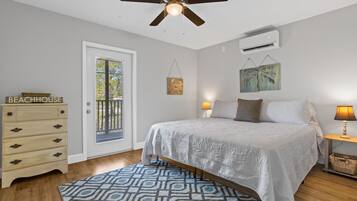 4 soveværelser, skrivebord, strygejern/strygebræt, weekendseng