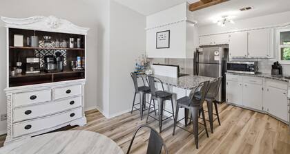 Charming 3BR retreat with a coffee lover's dream setup, fenced backyard, patio, and all the comforts of home.